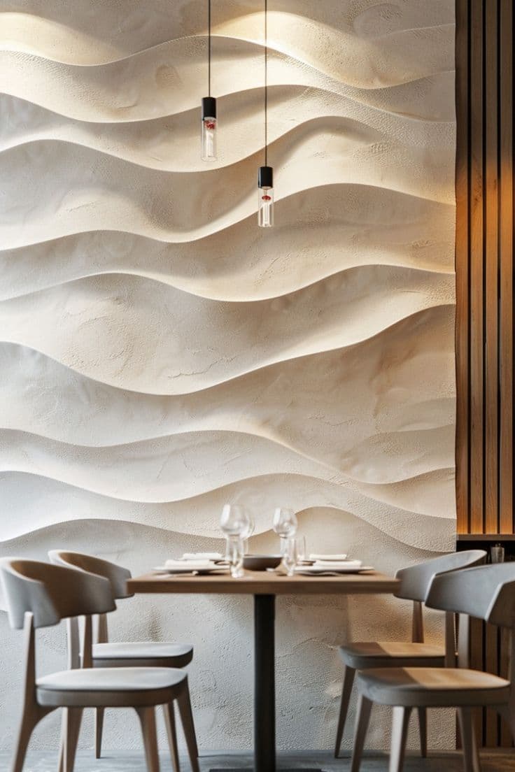Textile Wall Piece — Sand Waves